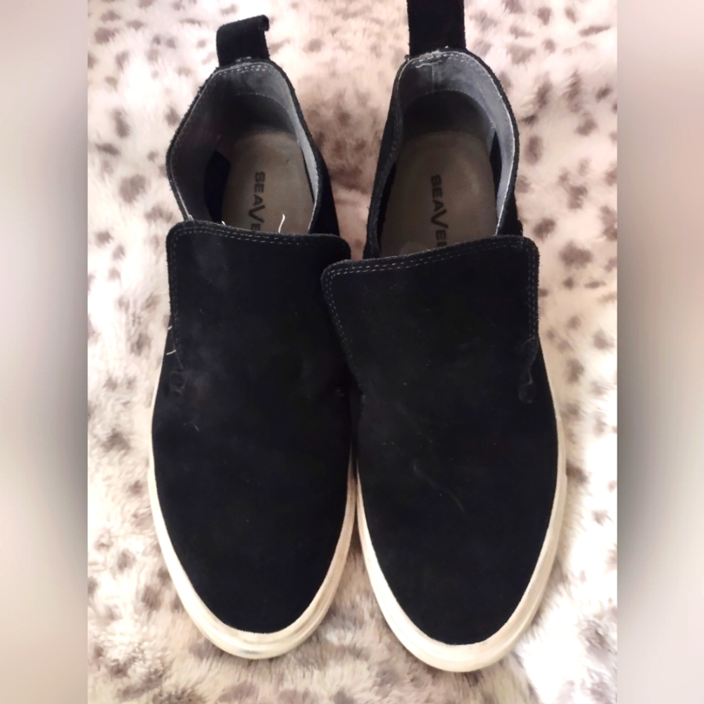 SeeVees Huntington suede slip on shoes